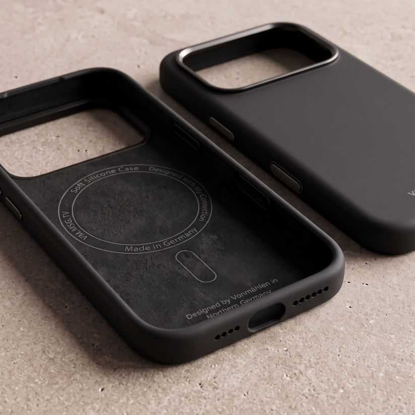 Vonmahlen Soft Silicone Case 2 iPhone 18 Pro Max Black