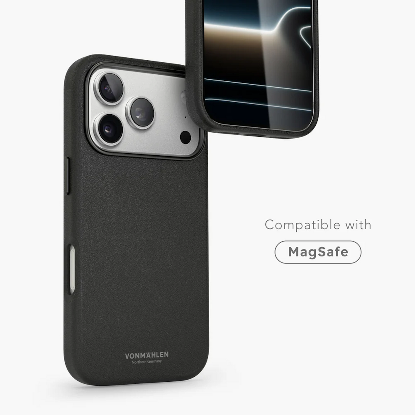 VONMAHLEN Soft Silicone Case iPhone 17 Pro - Black