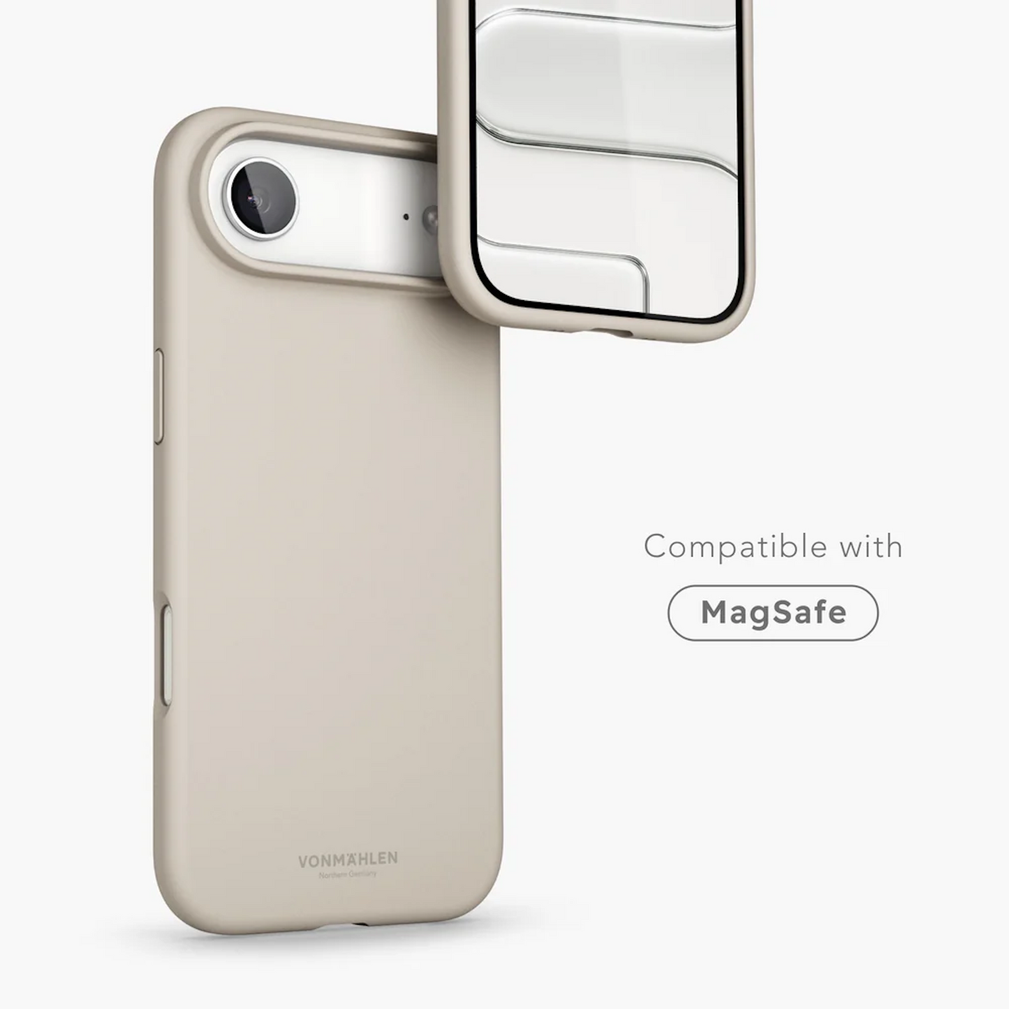 VONMAHLEN Soft Silicone Case iPhone 17 Air Cream