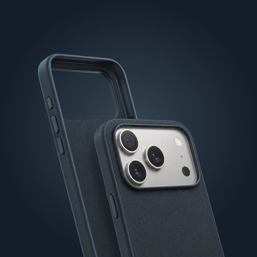 Vonmahlen Fabric Case iPhone 18 Pro Max Dark Blue