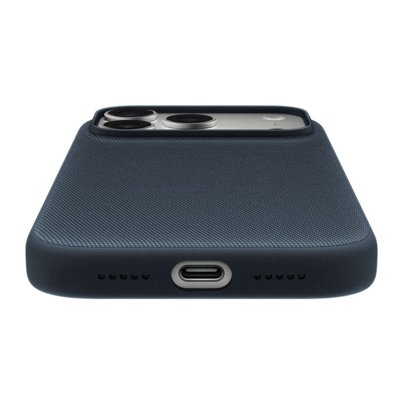 Vonmahlen Fabric Case iPhone 18 Pro Max Dark Blue