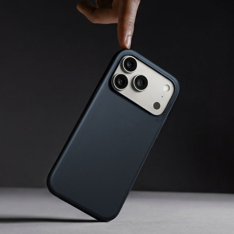 Vonmahlen Fabric Case iPhone 18 Pro Max Dark Blue