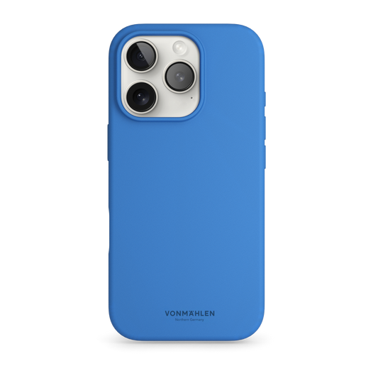 VONMAHLEN Soft Silicone Case - iPhone 16 Pro - Sky Captain