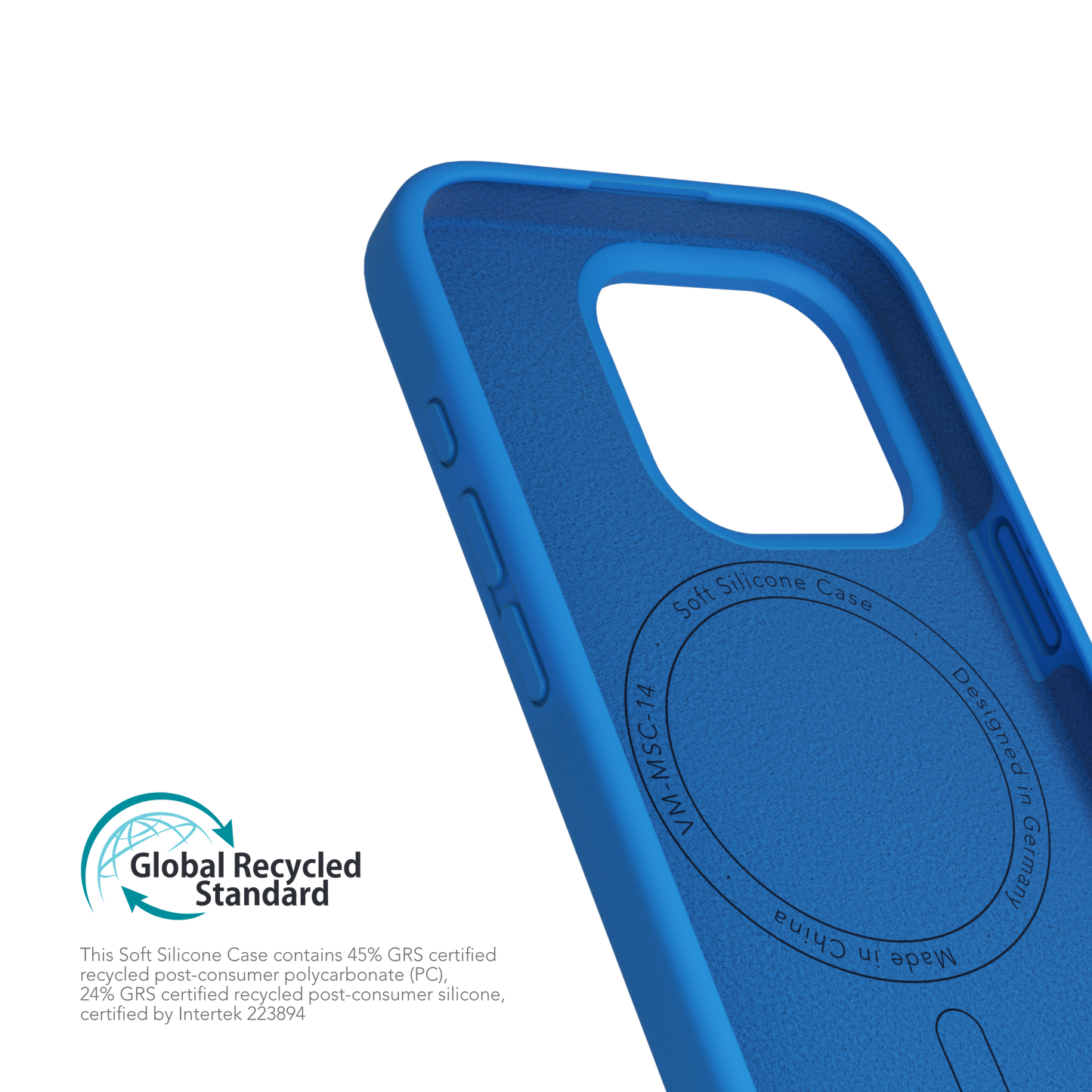VONMAHLEN Soft Silicone Case - iPhone 16 Pro - Sky Captain