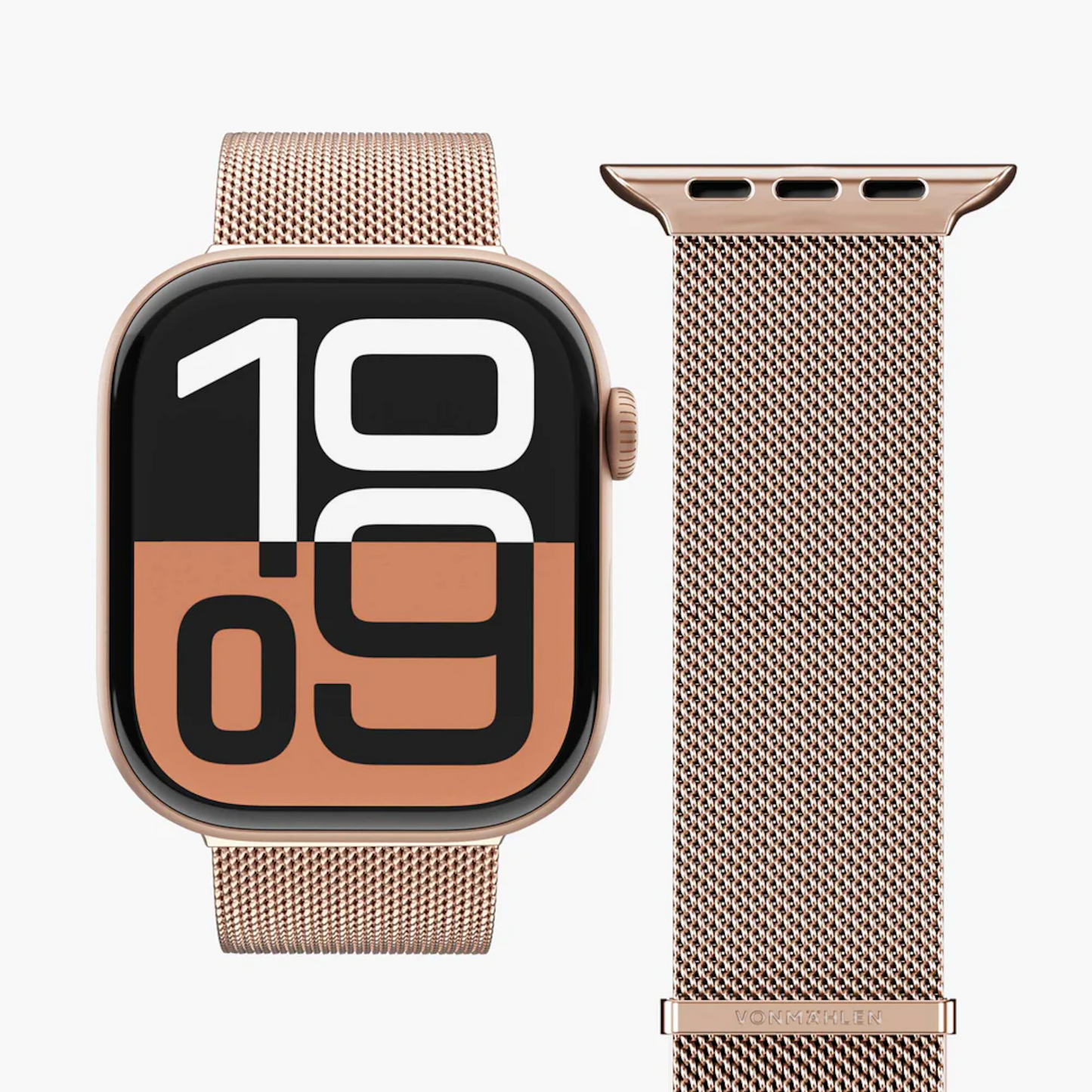 VONMAHLEN Milanese Loop 2-40 | 41 | 42mm-One Size-Rose Gold