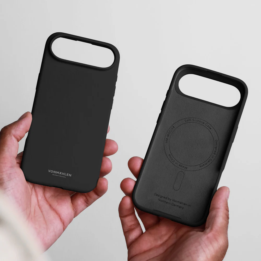 VONMAHLEN Soft Silicone Case iPhone 17 Air - Black