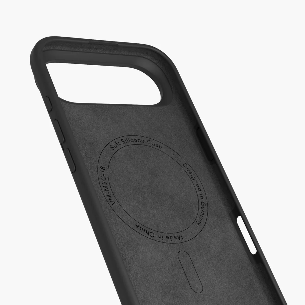 VONMAHLEN Soft Silicone Case iPhone 17 Air - Black