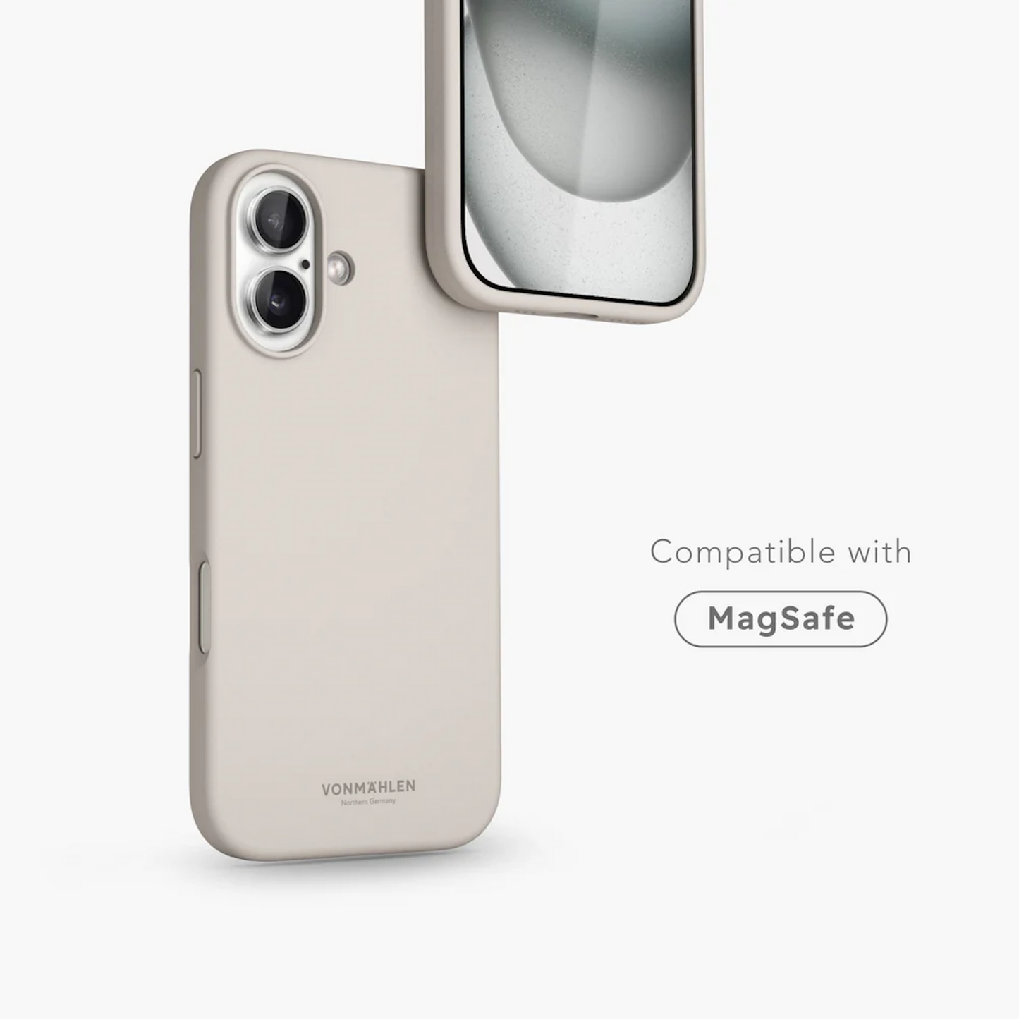 VONMAHLEN Soft Silicone Case - iPhone 16 - Cream