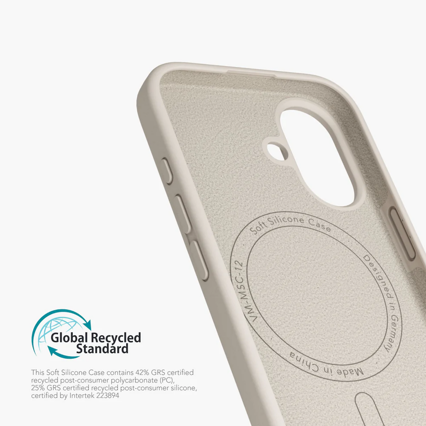 VONMAHLEN Soft Silicone Case - iPhone 16 - Cream
