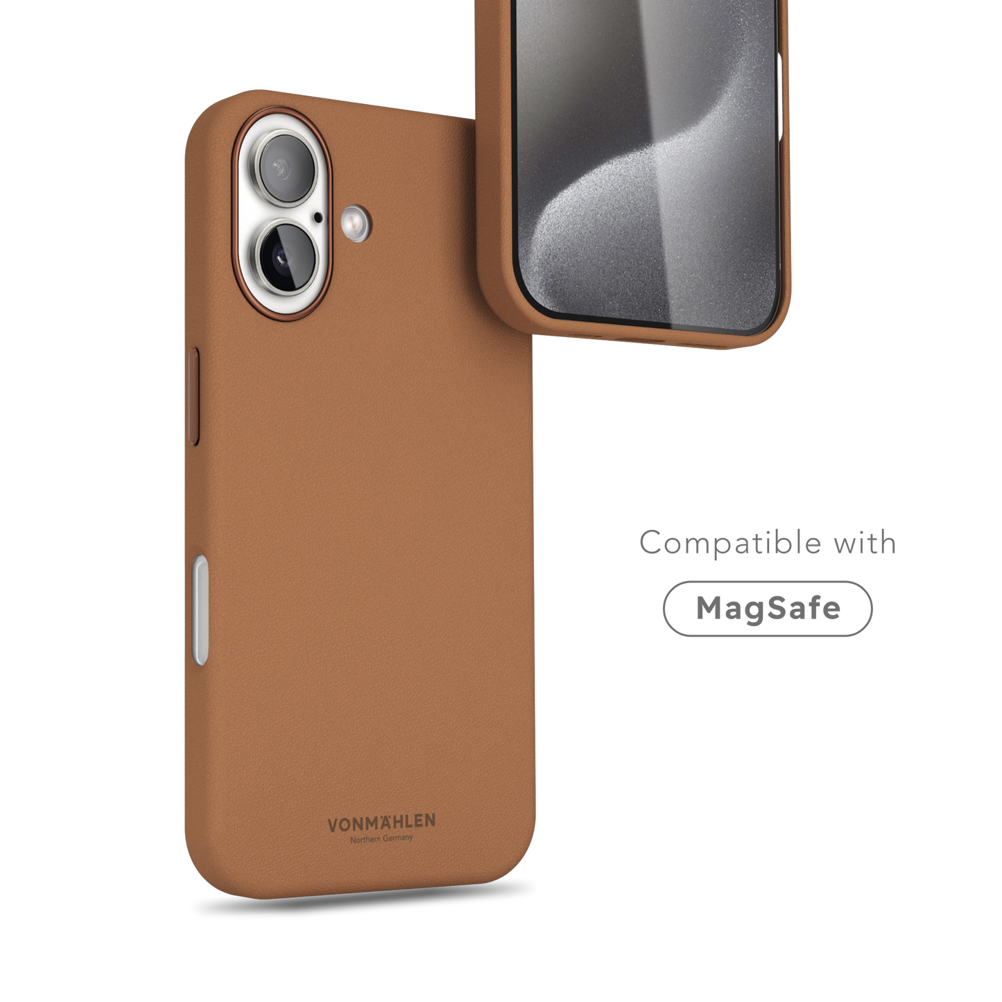 VONMAHLEN Like Leather Case iPhone 17 - Brown