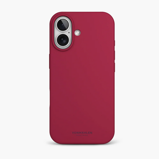 VONMAHLEN Soft Silicone Case iPhone 17 - Dark Red