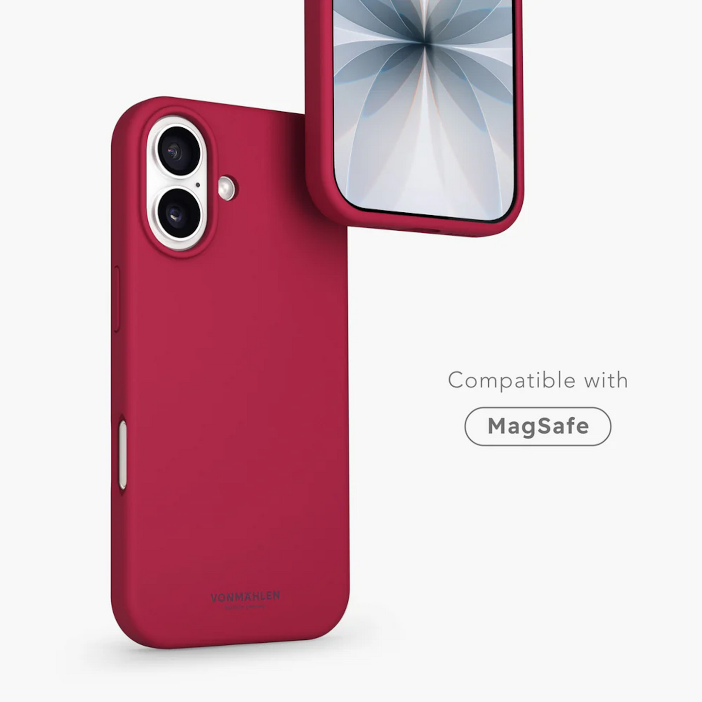 VONMAHLEN Soft Silicone Case iPhone 17 - Dark Red