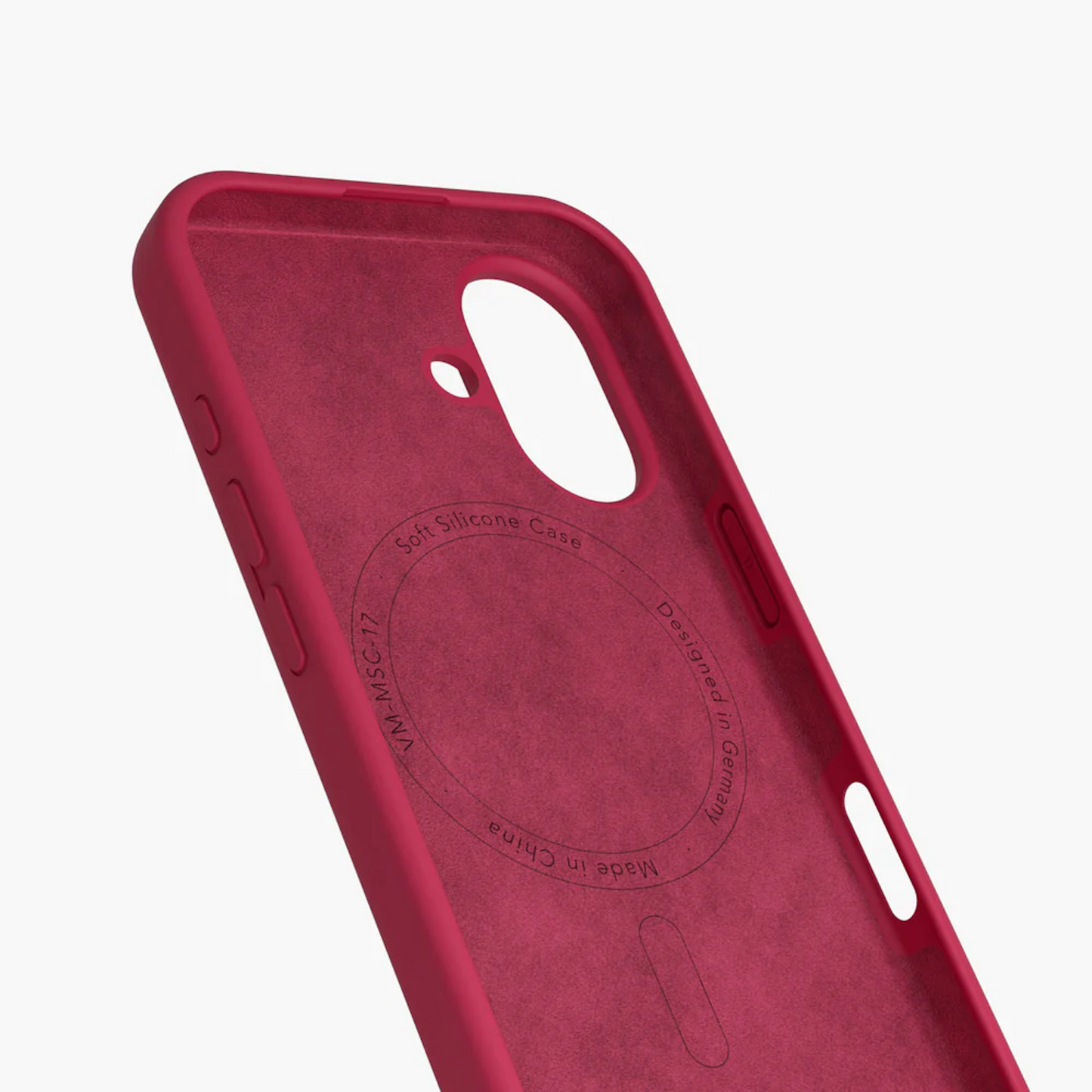 VONMAHLEN Soft Silicone Case iPhone 17 - Dark Red