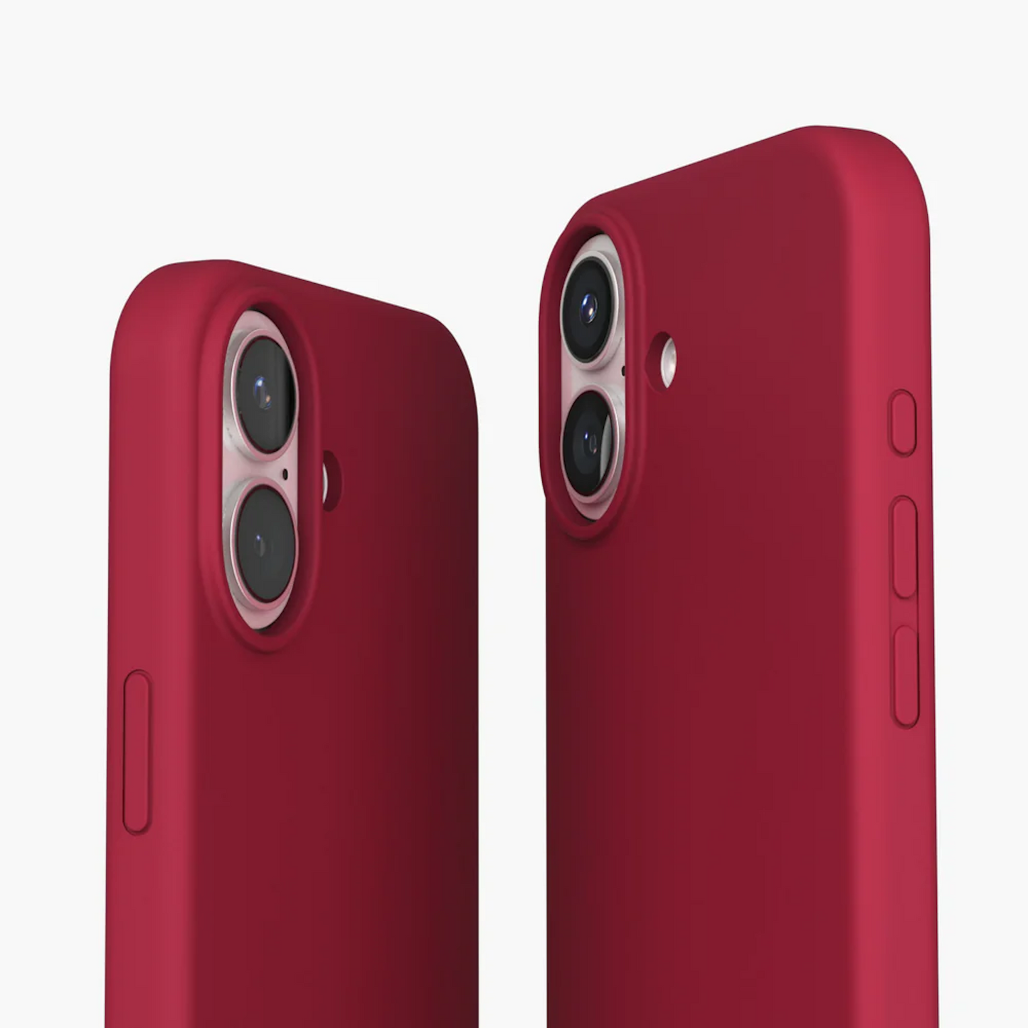 VONMAHLEN Soft Silicone Case iPhone 17 - Dark Red