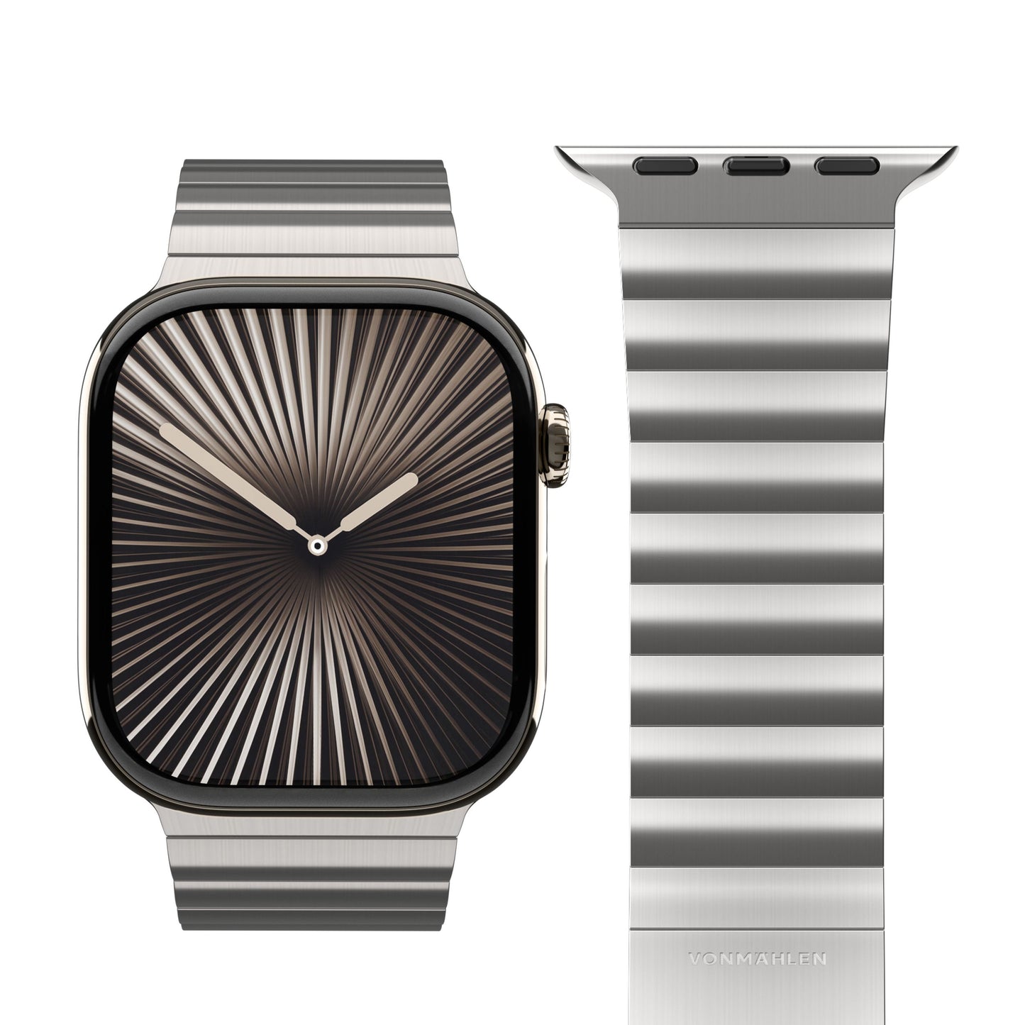 LinkBraceletPro_Stainless_Steel_44-49mm_OneSize_Desert Sand