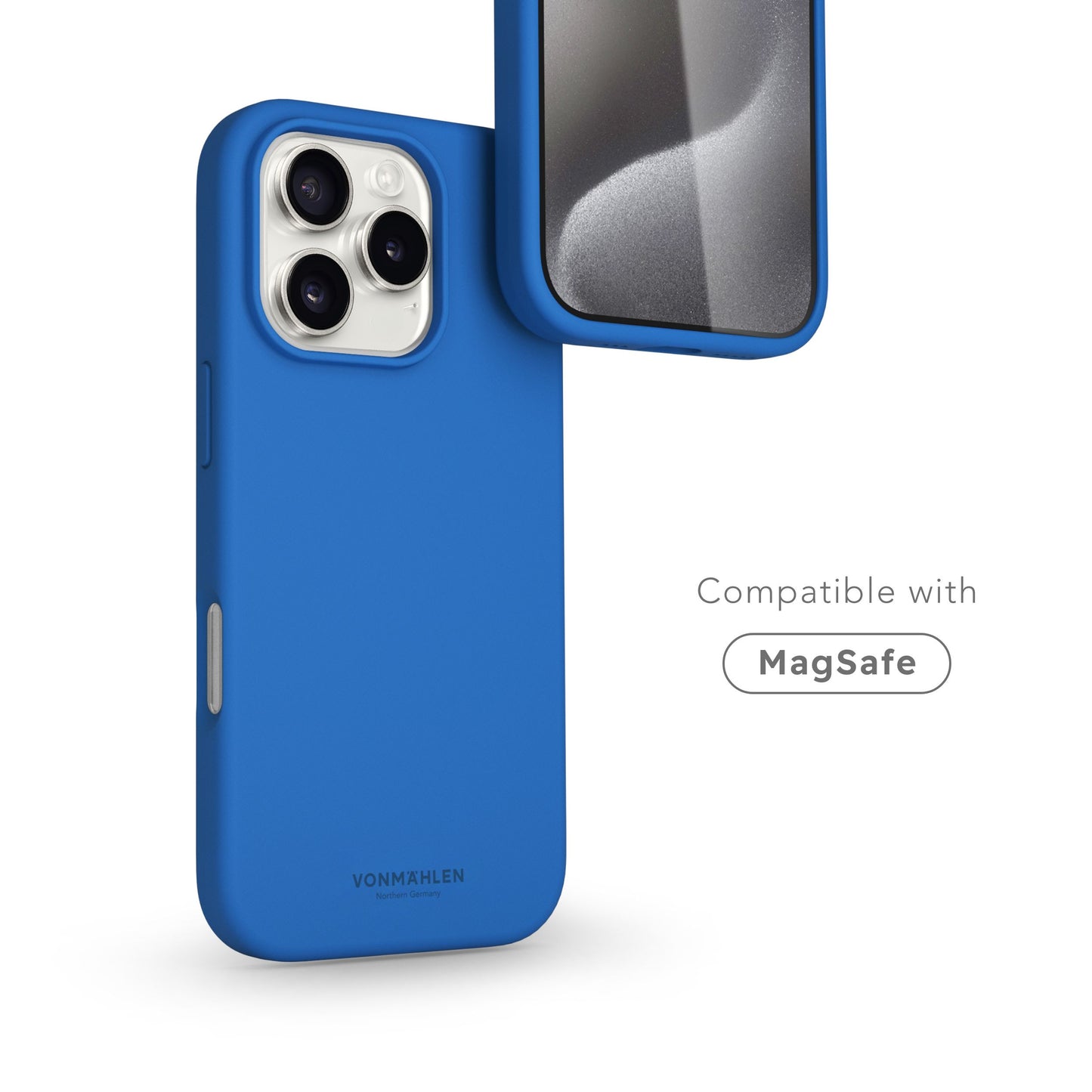 VONMAHLEN Soft Silicone Case- iPhone 16 Pro Max-Sky Captain