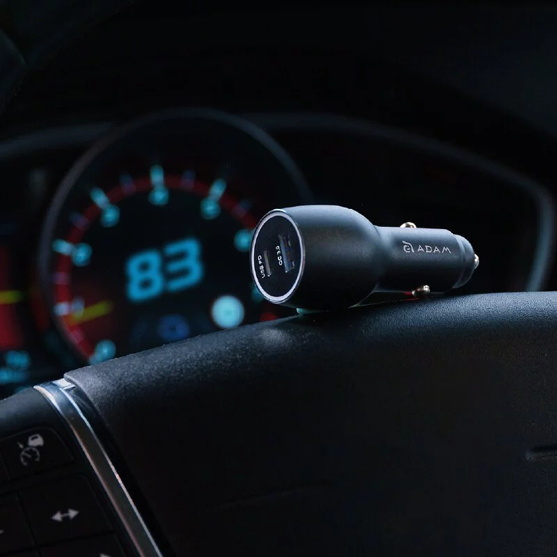Omnia C1 Pro 83W Car Charger - USB-C 65W+USB-A 18W - Black