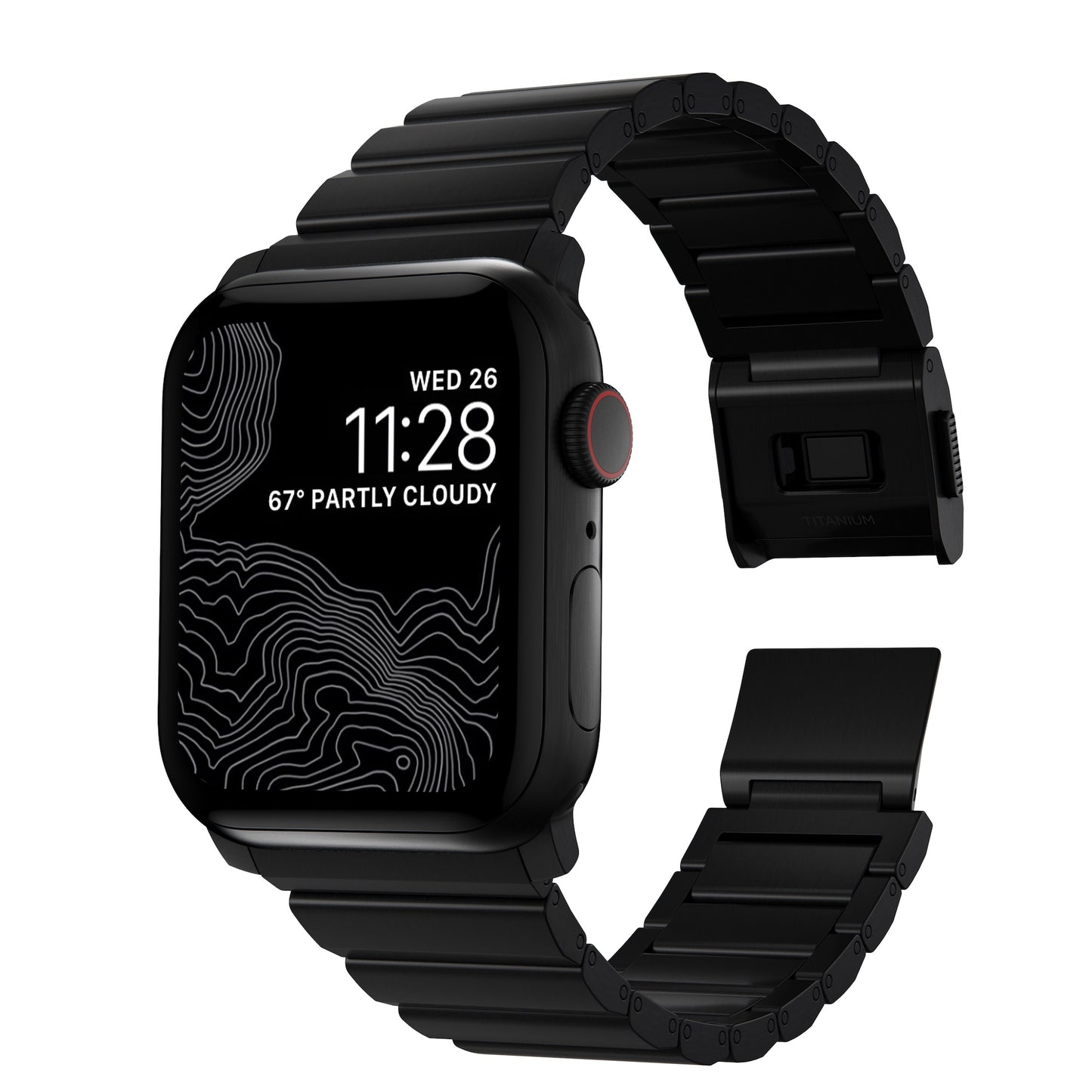 NOMAD Titanium Band - 46mm/49mm | Black Hardware | V2