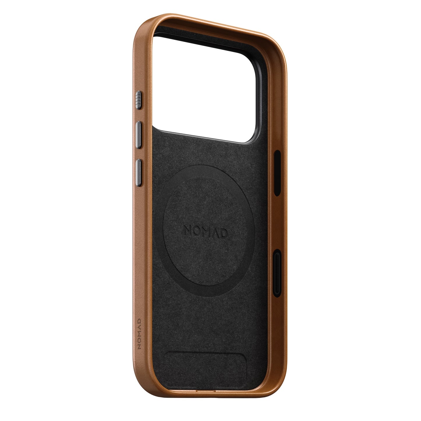 Traditional Leather Case iPH 17 Pro - Tan Nomad Leather