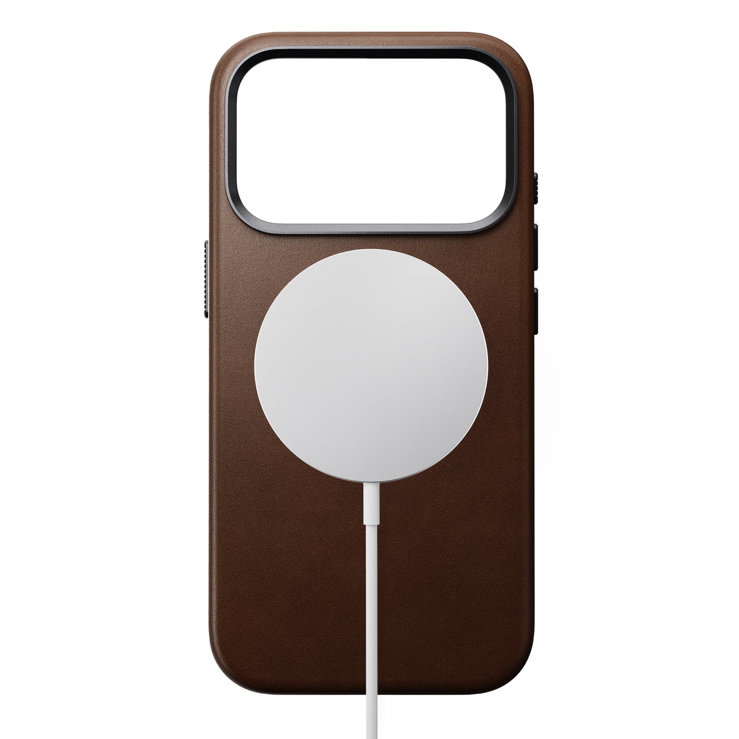 Traditional Leather Case iPH 17 Pro - Brown Nomad Leather