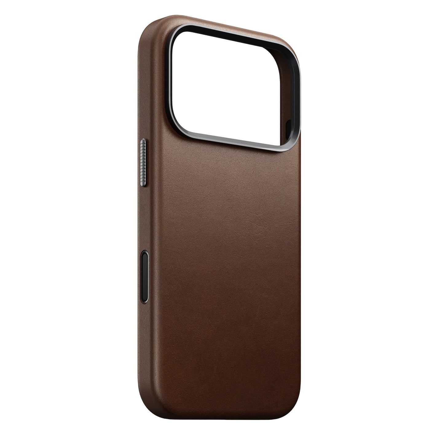 Traditional Leather Case iPH 17 Pro - Brown Nomad Leather