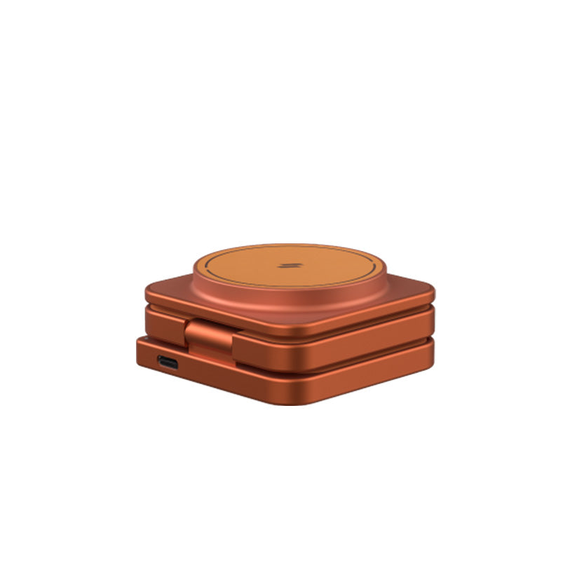 Adam Elements Mag 3 Ultra Qi2 Wireless Charger 3in1 - Orange