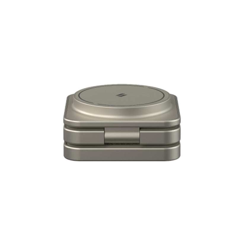 Adam Elements Mag 3 Ultra Qi2 Wireless Charger 3in1 - Titanium
