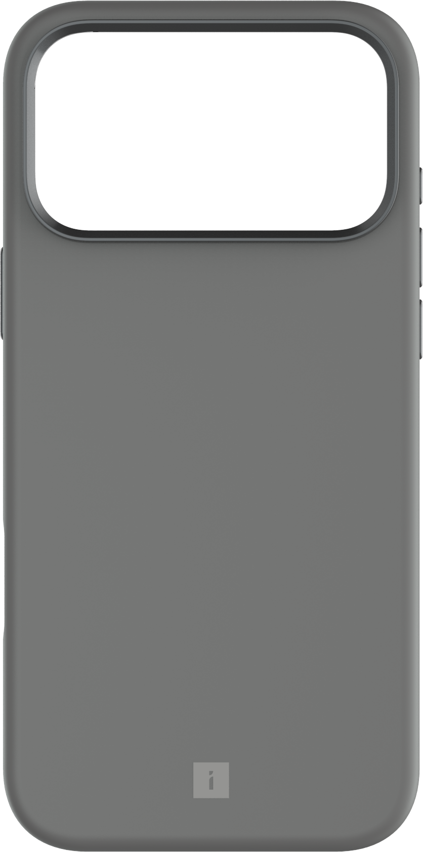 iConic MagSafe Silicone Case iPhone 17 Pro - Steel Grey