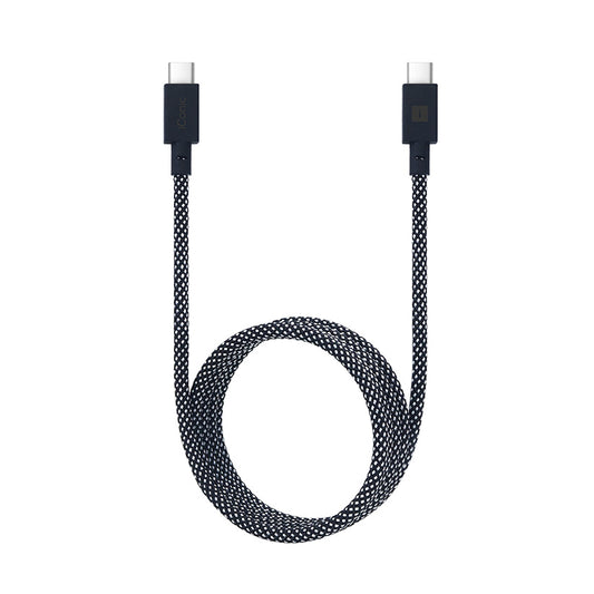 iConic Braided Magnetic Cable C-C 2M - Silver black