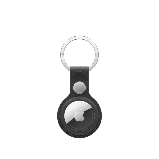 AirTag FineWoven Key Ring -Black