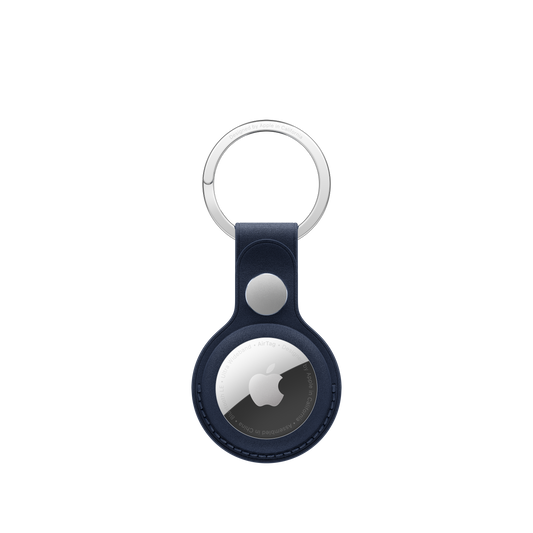 AirTag FineWoven Key Ring -Deep Blue