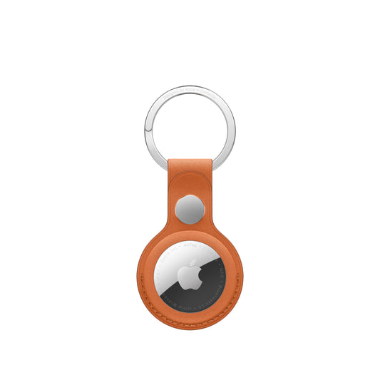 AirTag FineWoven Key Ring - Fox Orange