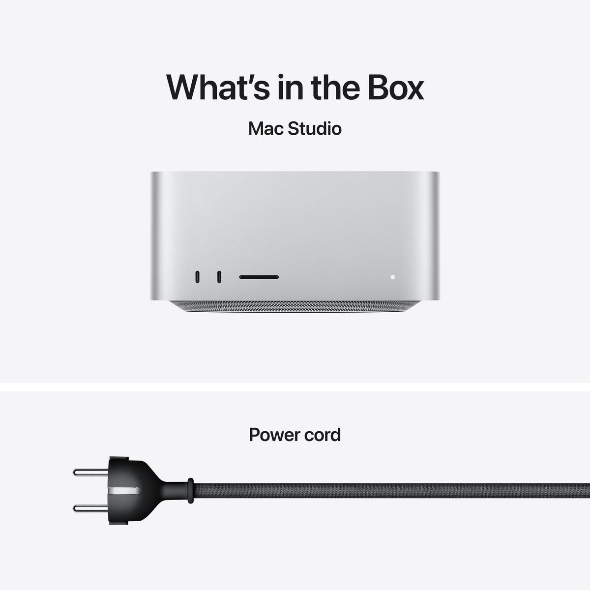 Mac Studio: Apple M5 Max chip with 18-core CPU and 32-core GPU, 512GB SSD