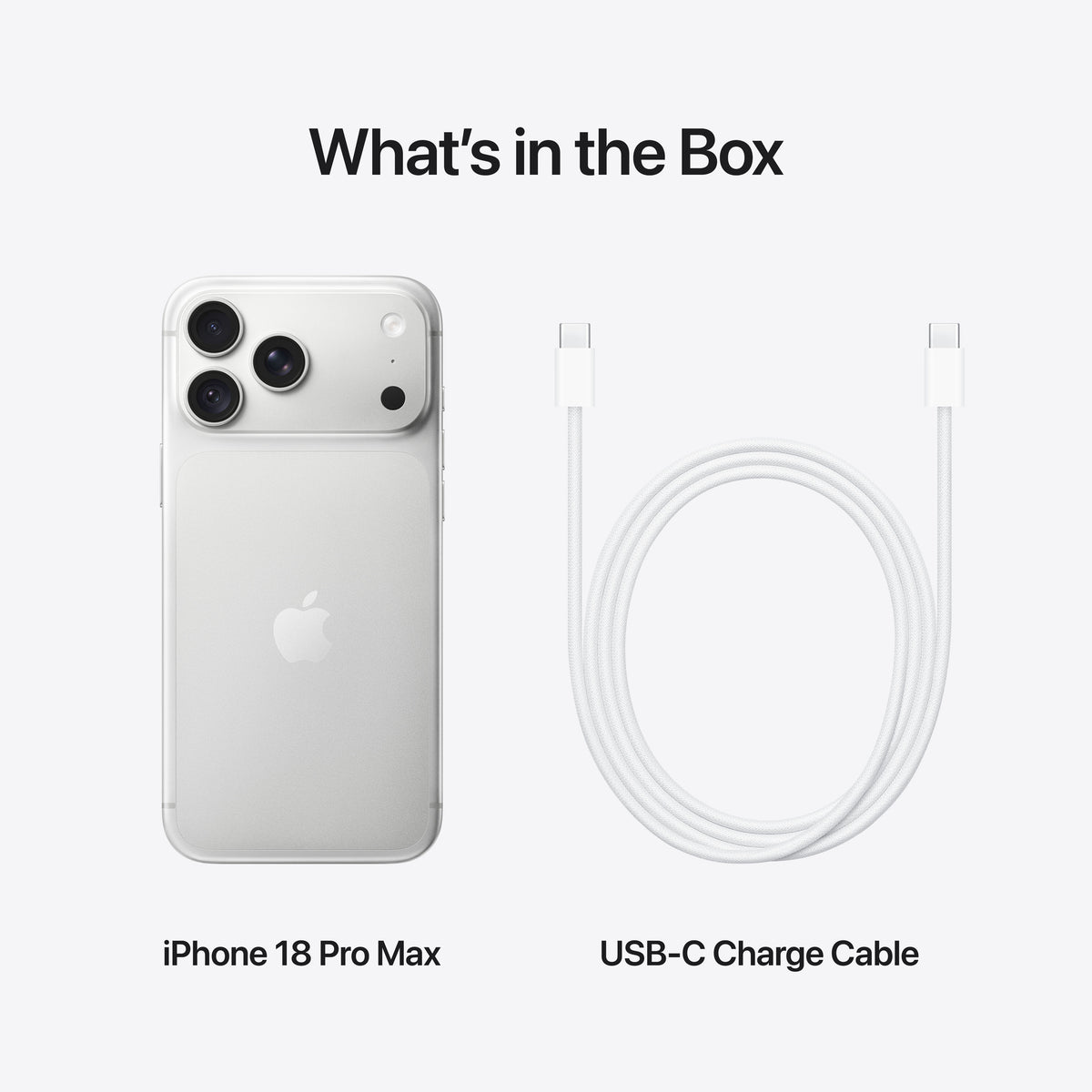 iPhone 18 Pro Max 512GB Silver