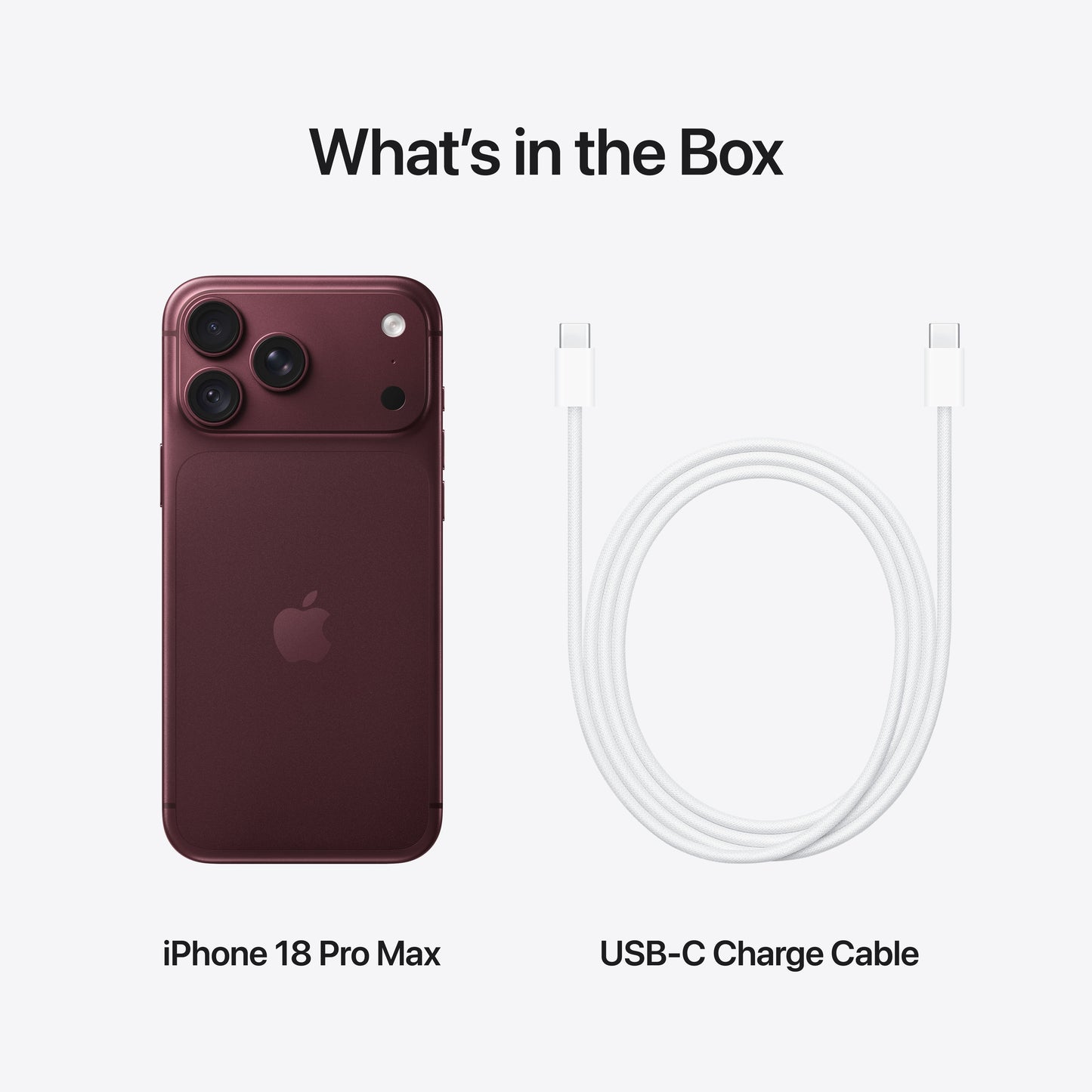 iPhone 18 Pro Max 2TB Burgundy