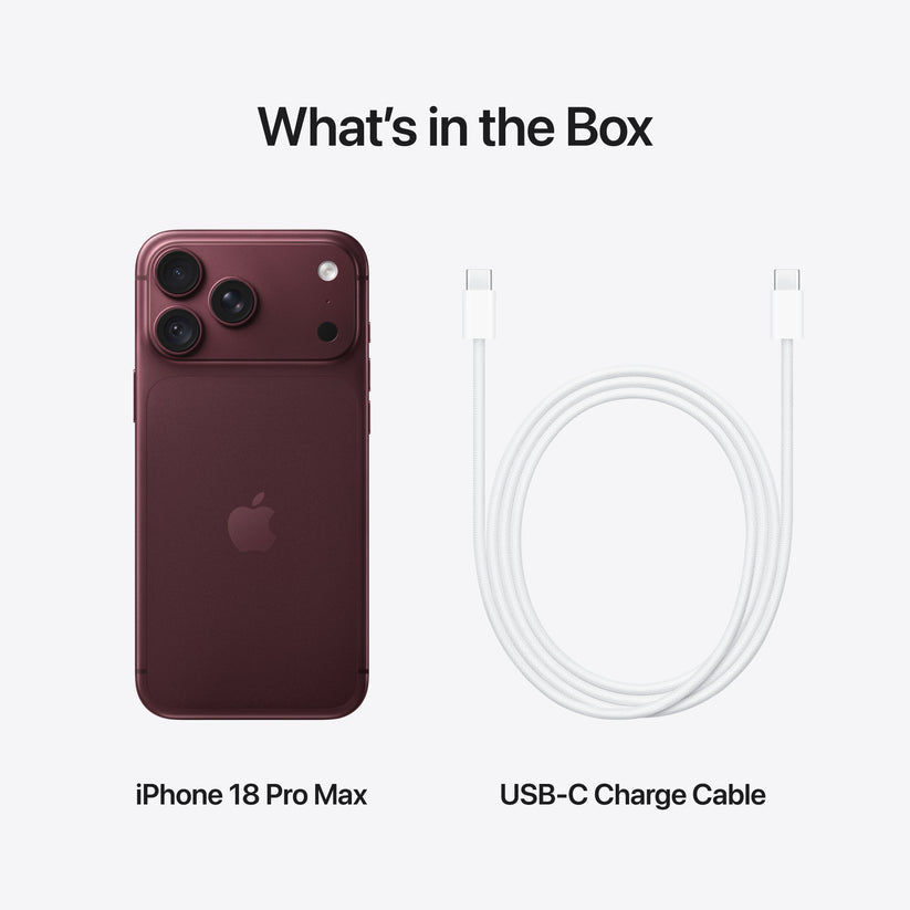 iPhone 18 Pro Max 1TB Burgundy