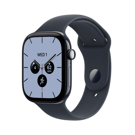 Apple Watch Series 12 GPS + Cellular 46mm Night Blue Ceramic Case with Navy Blue Sport Band - S/M