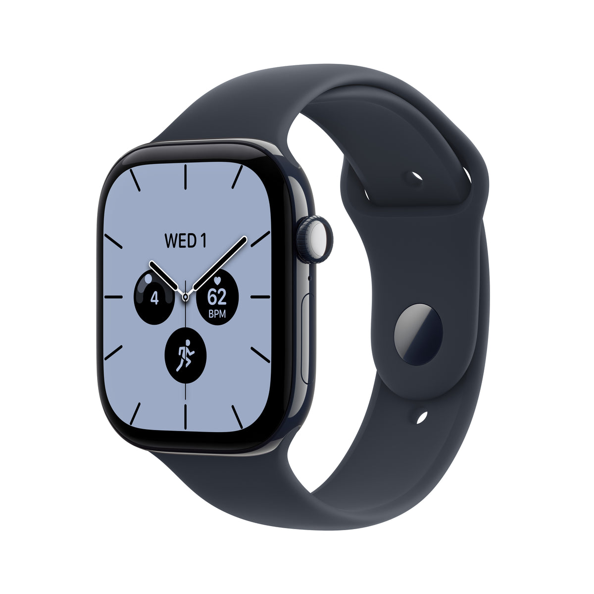 Apple Watch Series 12 GPS + Cellular 46mm Night Blue Ceramic Case with Navy Blue Sport Band - M/L