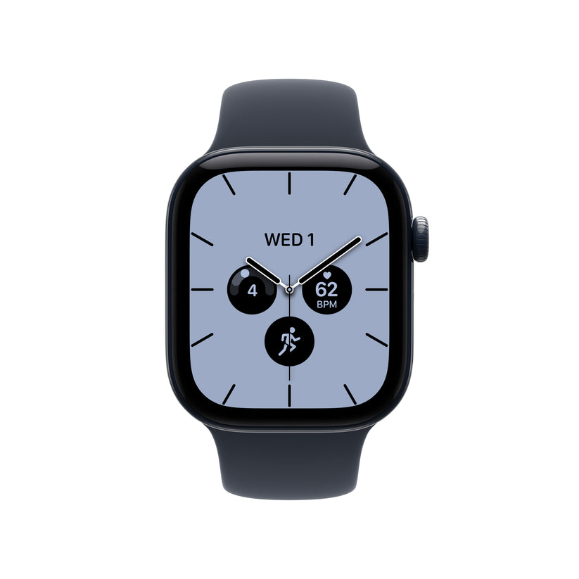 Apple Watch Series 12 GPS + Cellular 42mm Night Blue Ceramic Case with Navy Blue Sport Band - M/L