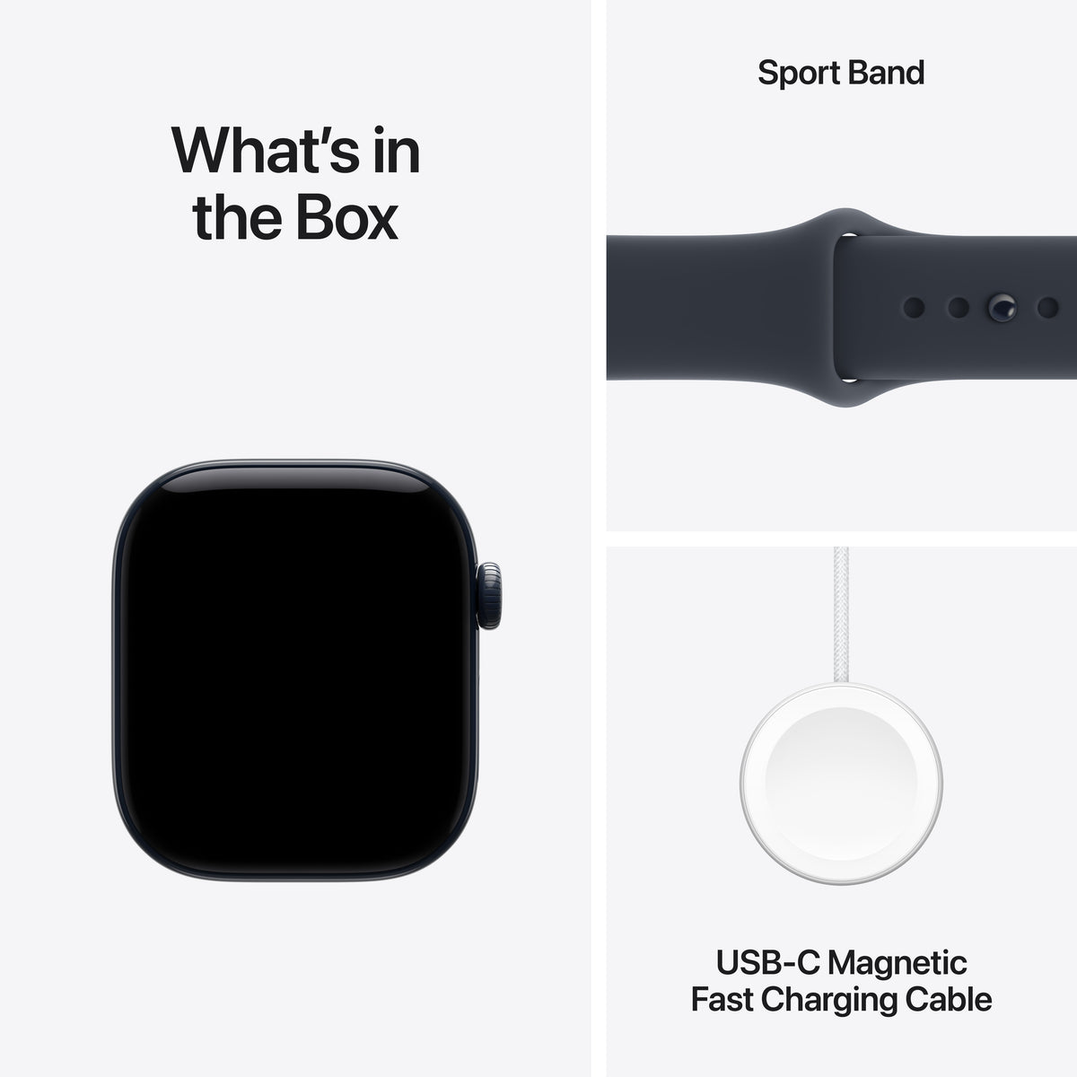 Apple Watch Series 12 GPS + Cellular 42mm Night Blue Ceramic Case with Navy Blue Sport Band - M/L