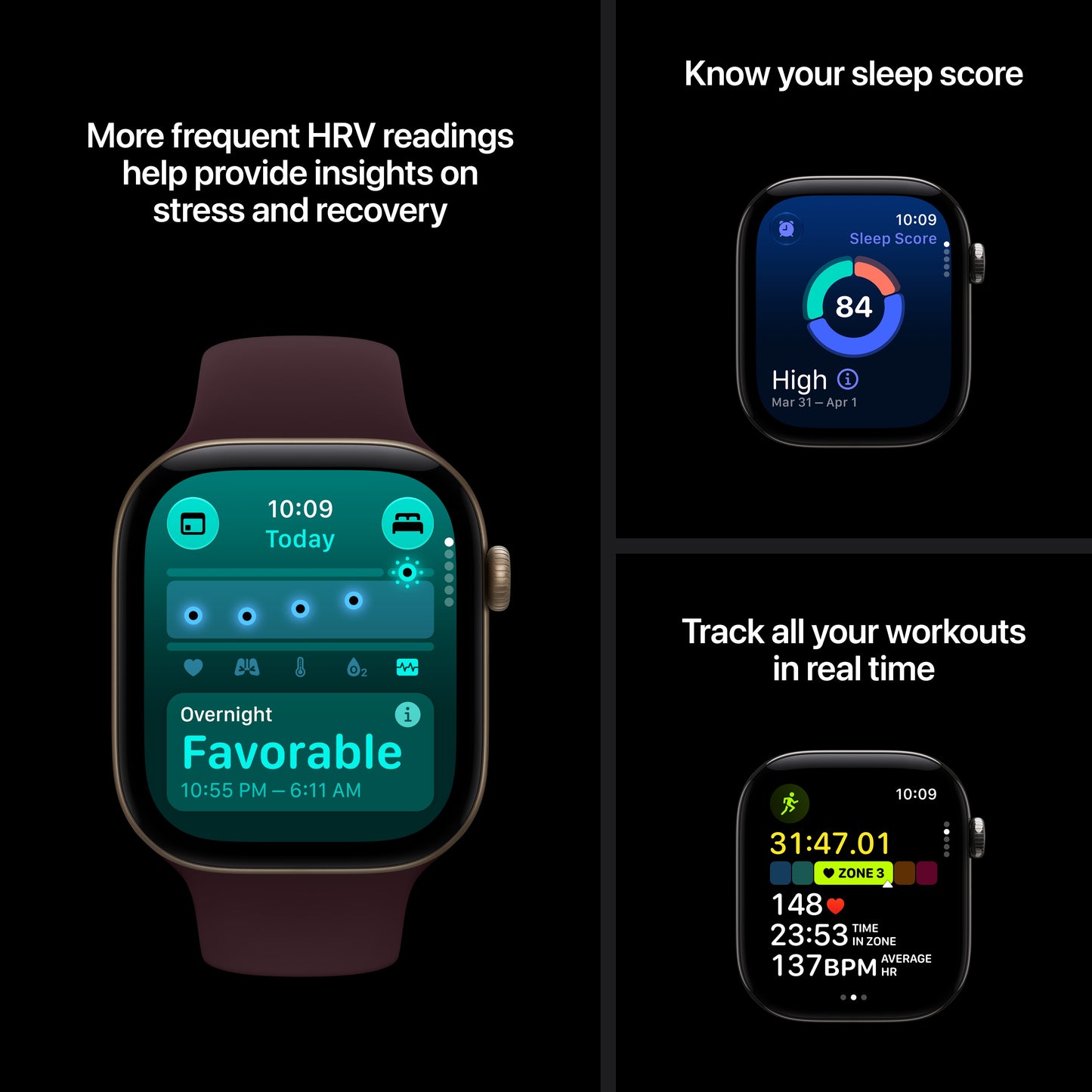 Apple Watch Series 12 GPS + Cellular 42mm Natural Titanium Case with Navy Blue Sport Band - S/M