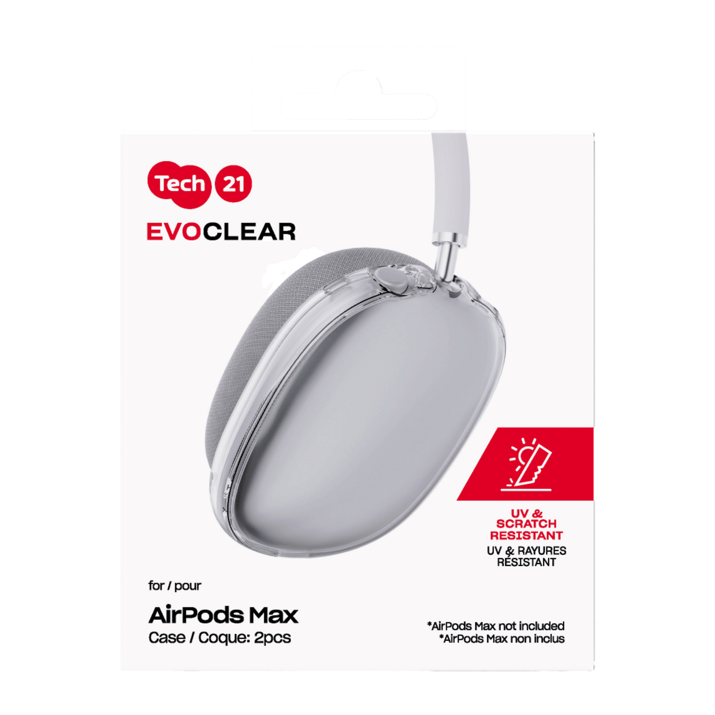 Tech21 EvoClear for AirPods Max - Clear