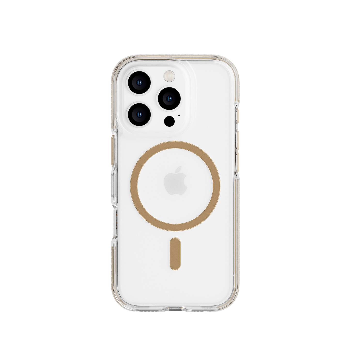 Tech21 EvoCrystal w/MagSafe - Gold - - IPH 16 PRO