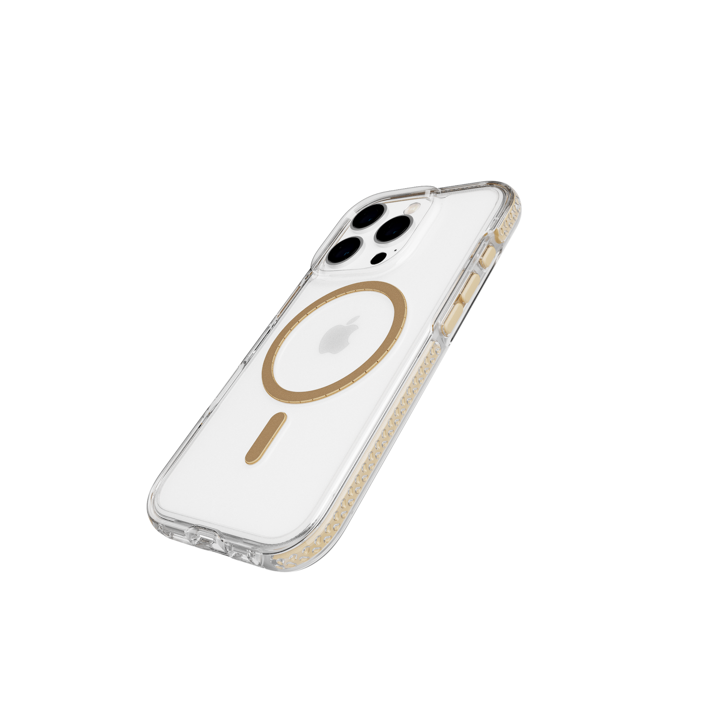 Tech21 EvoCrystal w/MagSafe - Gold - - IPH 16 PRO