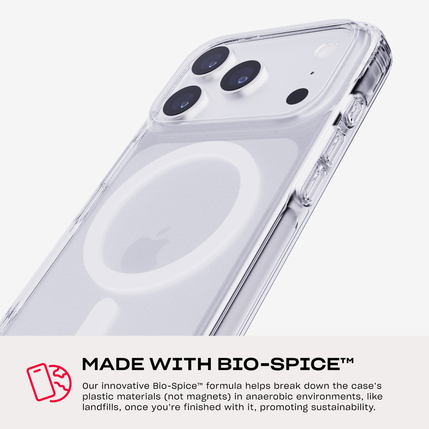 Tech21 EvoClear MagSafe iPhone 17 Pro - Clear