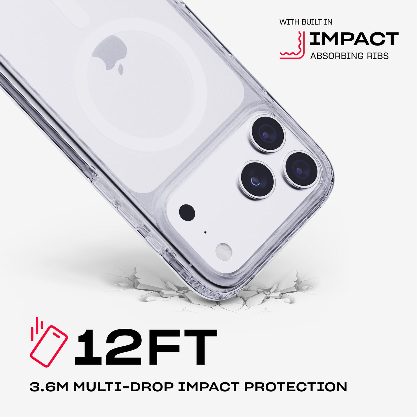 Tech21 EvoClear MagSafe iPhone 17 Pro Max - Clear