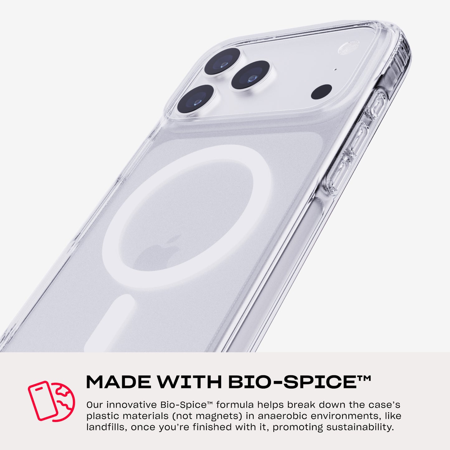 Tech21 EvoClear MagSafe iPhone 17 Pro Max - Clear