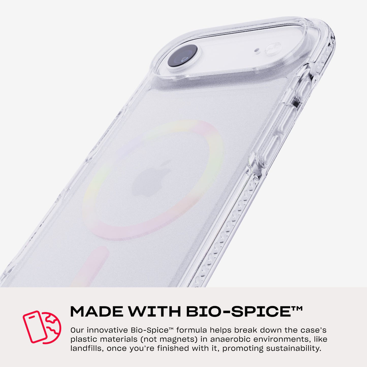 Tech21 EvoCrystal MagSafe iPhone 17 Air - Iridescent