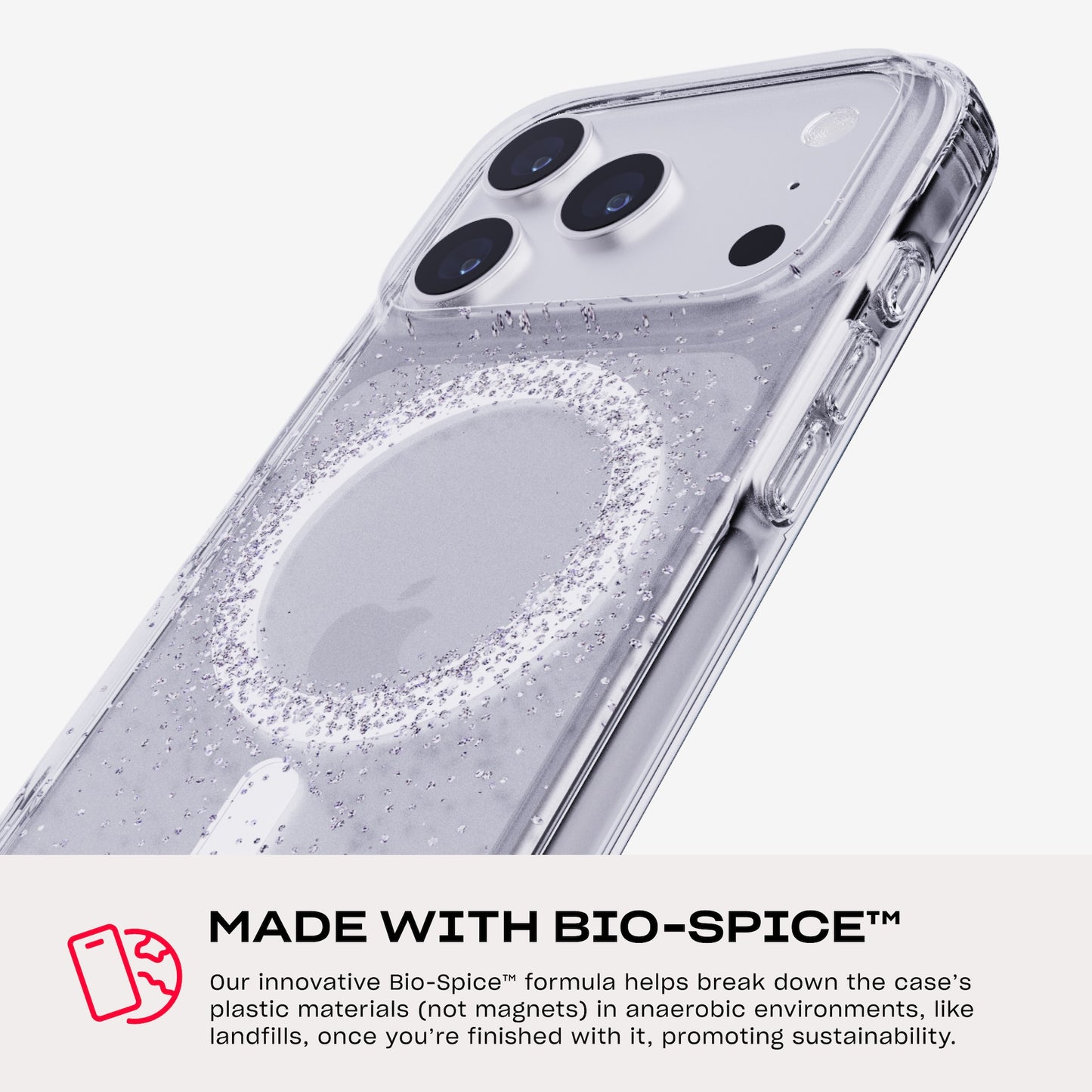 Tech21 EvoSparkle MagSafe iPhone 17 Pro - Focus