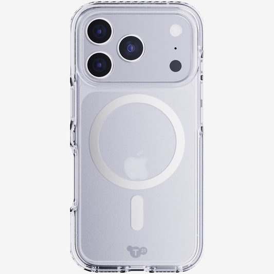 Tech21 EvoCrystal MagSafe iPhone 17 Pro - Metalic silver